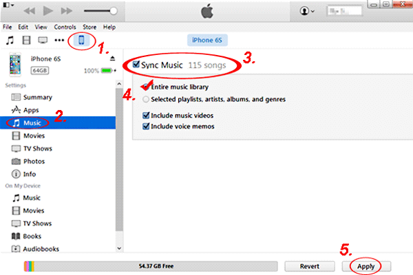 Compartir archivos entre Android y iPhone a través de iTunes