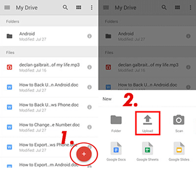 Copiar archivos de Xiaomi a iPhone a través de Google Drive
