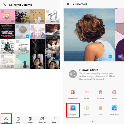 Transfiera los datos de Android a Android con Bluetooth