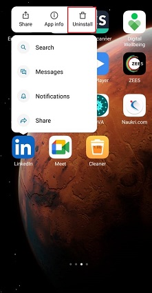 Desinstalar la aplicación no utilizada para acelerar el teléfono Android