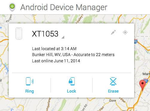 Desbloquee el teléfono con Google Encuentra mi dispositivo
