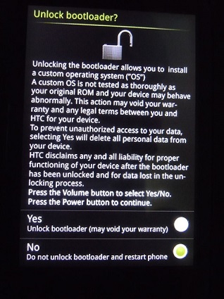 Desbloquear el gestor de arranque en Android