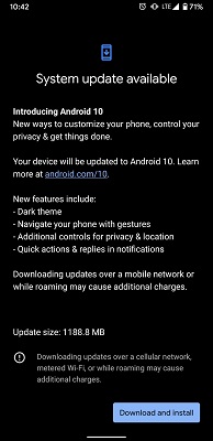 Actualizar el software de Android cuando se ejecute lento