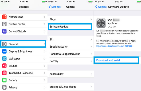 Actualizar iOS