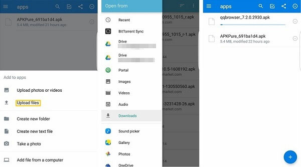 Copia de seguridad de archivos Android