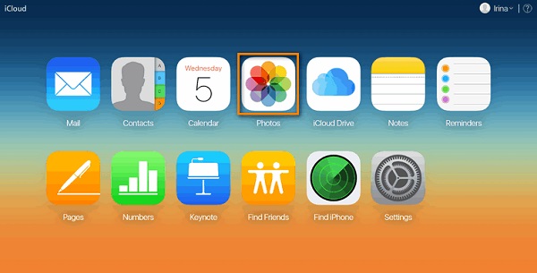 Cómo descargar fotos de iPhone a iCloud selectivamente desde iCloud Dot com
