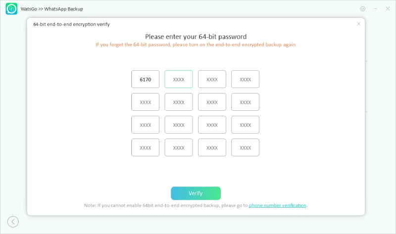 Verificar el cifrado